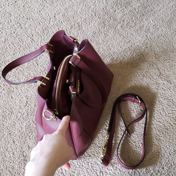 Steve Madden Burgundy Ox Blood Maroon purse - Picture 7 of 9
